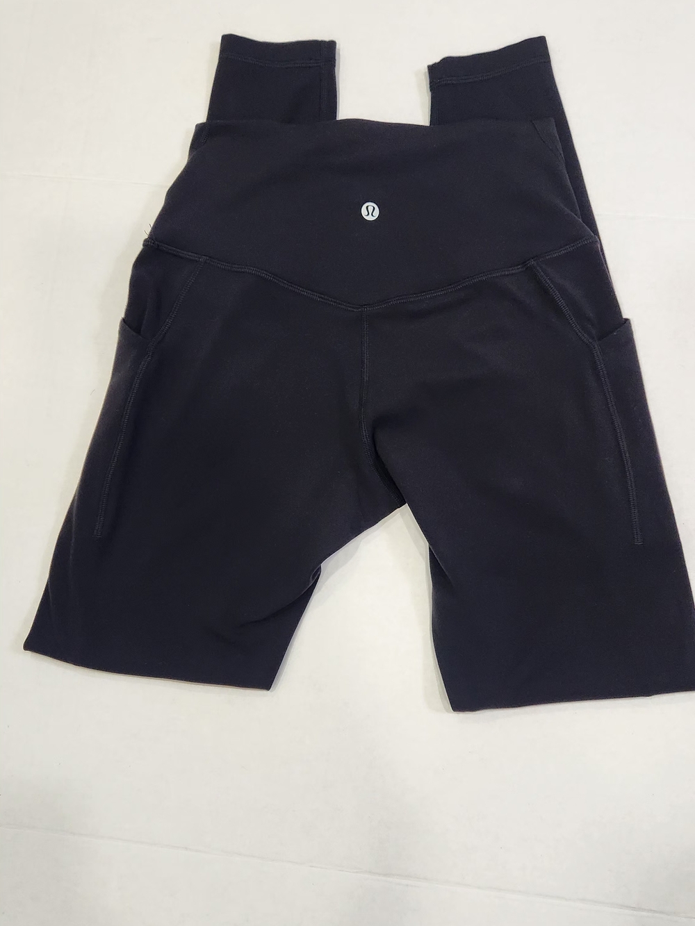 lululemon athletica Black High-Waist Athletic  Leggings Size S